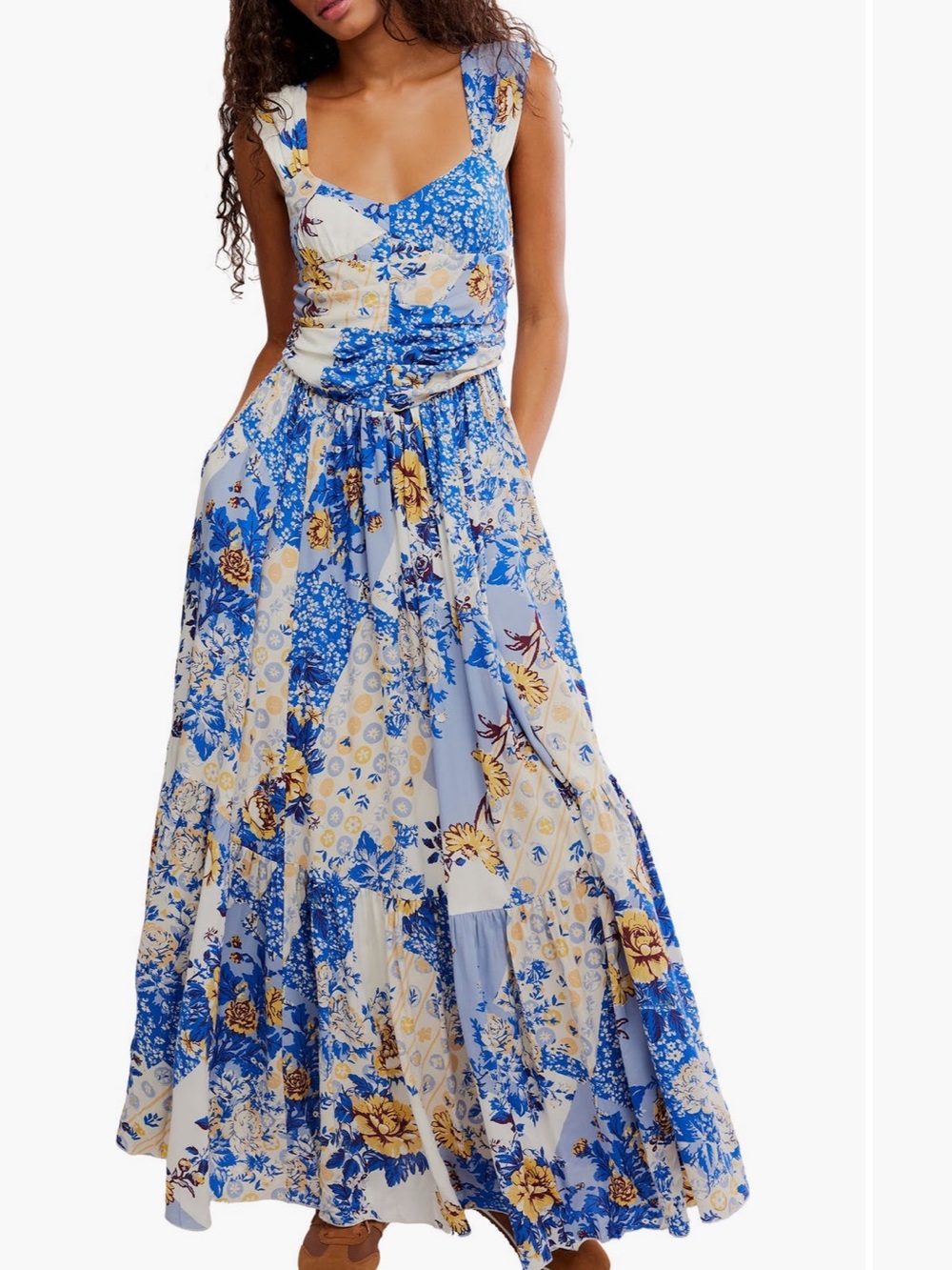 Free People Sasha floral maxi